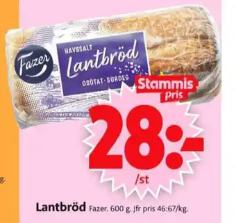 ICA Supermarket Havsalt bröd erbjuda