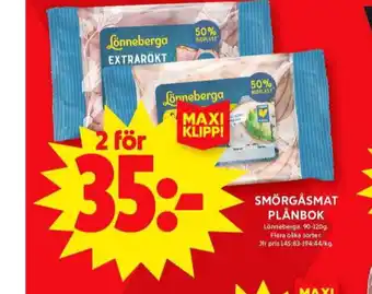 ICA Maxi Lönneberga skinka erbjuda