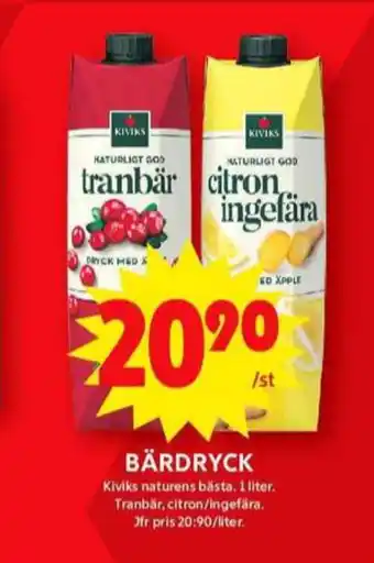 ICA Maxi Naturens bästa fruktdryck erbjuda