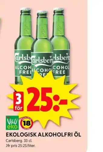 ICA Kvantum Carlsberg öl erbjuda