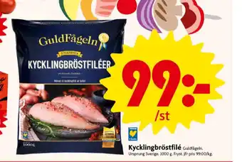 ICA Nära Guldfågeln kycklingbröstfilé erbjuda