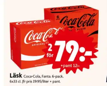 ICA Nära Coca cola läskedryck erbjuda