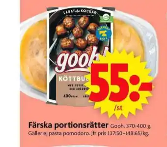 ICA Supermarket Gooh färdigrätter erbjuda