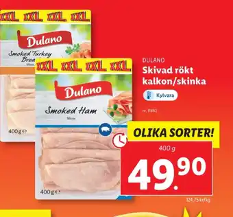 Lidl Dulano kalkon erbjuda