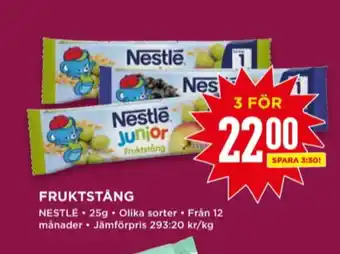 Willys Nestlé fruktstång erbjuda