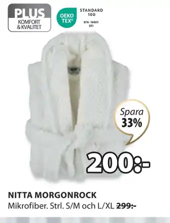 JYSK NITTA MORGONROCK erbjuda