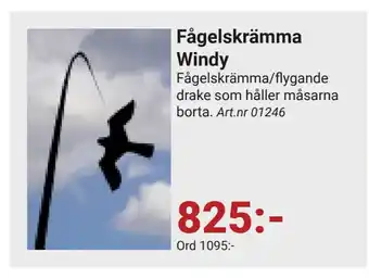 Erlandsons Brygga Fågelskrämma Windy erbjuda