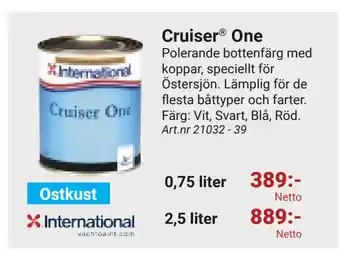 Erlandsons Brygga Cruiser One erbjuda