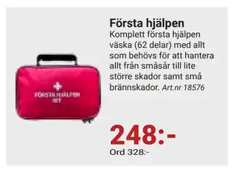 Erlandsons Brygga Första hjälpen erbjuda