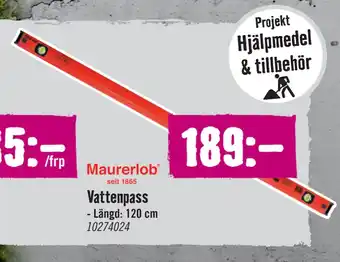 Hornbach Vattenpass erbjuda