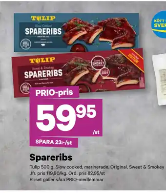 City Gross Spareribs erbjuda