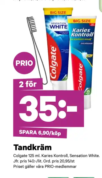 City Gross Tandkräm erbjuda