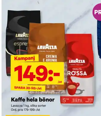 City Gross Kaffe hela bönor erbjuda