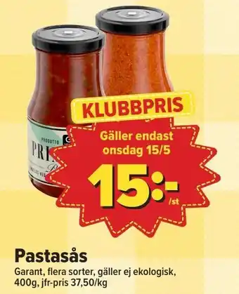 Östenssons Pastasås erbjuda