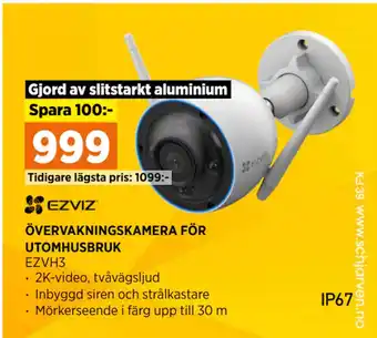 Power ÖVERVAKNINGSKAMERA FÖR UTOMHUSBRUK erbjuda