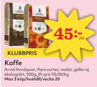 Hemköp Kaffe erbjuda