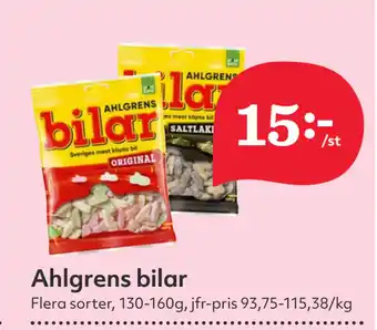 Hemköp Ahlgrens bilar erbjuda