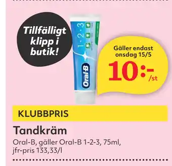 Hemköp Tandkräm erbjuda