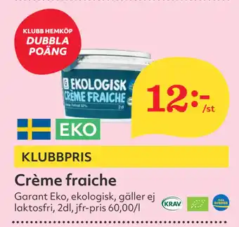 Hemköp Crème fraiche erbjuda