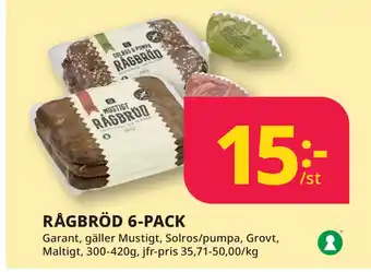 Tempo RÅGBRÖD 6-PACK erbjuda