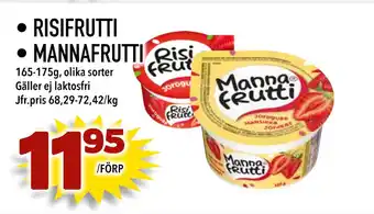 Nya Pulsen RISIFRUTTI • MANNAFRUTTI erbjuda