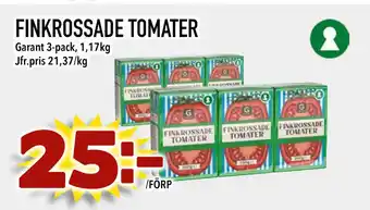 Nelins FINKROSSADE TOMATER erbjuda