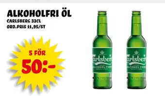 Nelins alkoholfri öl erbjuda