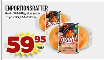 Din Mat ENPORTIONSRÄTTER erbjuda