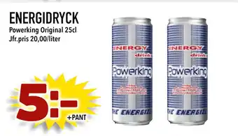 Bonum Matmarknad ENERGIDRYCK erbjuda