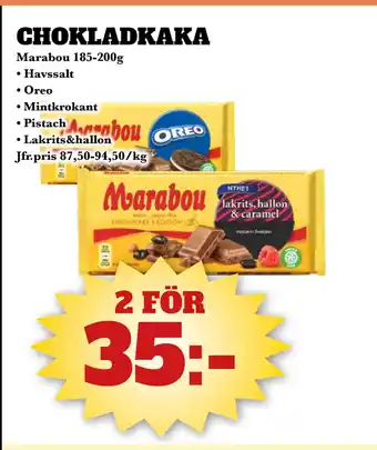 Bonum Matmarknad CHOKLADKAKA erbjuda