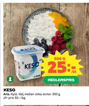 Coop Daglivs KESO erbjuda