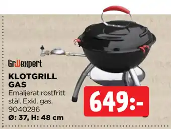 Jem&Fix KLOTGRILL GAS erbjuda