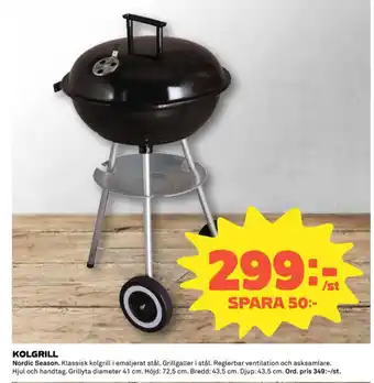 Coop Nordic season klotgrill erbjuda