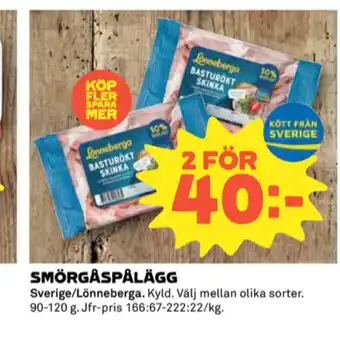 Coop Lönneberga skinka erbjuda