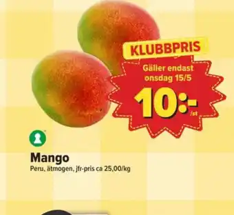 Östenssons Garant mango erbjuda