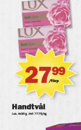 Pekås Lux tvål erbjuda