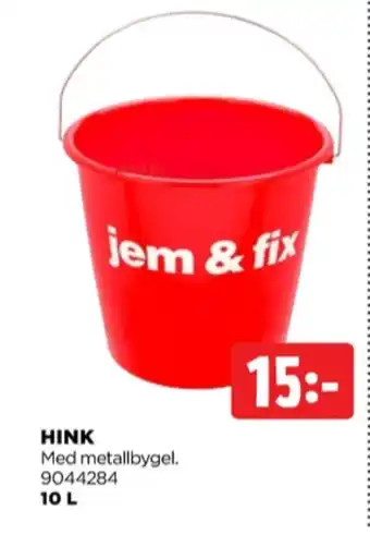 Jem&Fix Jem & fix hink erbjuda