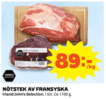 Coop Nötstek Av Fransyska erbjuda
