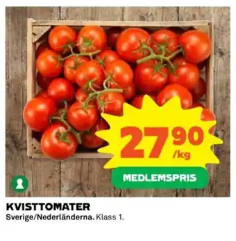 Coop KVISTTOMATER erbjuda