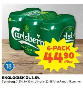 Coop EKOLOGISK ÖL 3.5% erbjuda