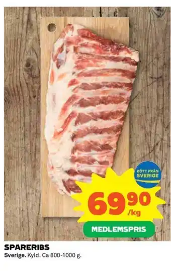 Coop SPARERIBS erbjuda