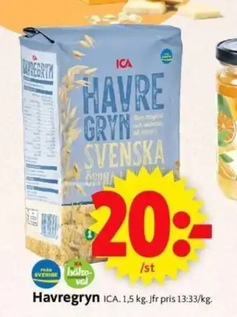 ICA Supermarket Havregryn erbjuda