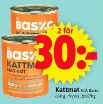 ICA Supermarket Kattmat erbjuda