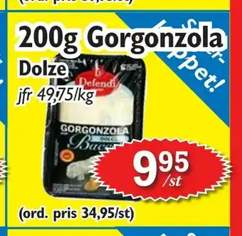 T-jarlen 200g Gorgonzola erbjuda