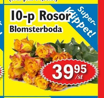 T-jarlen 10-p Rosor erbjuda