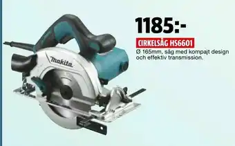 Bauhaus Cirkelsåg hs6601 erbjuda