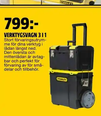 Bauhaus Verktygsvagn 3 i 1 erbjuda