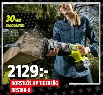 Bauhaus Borstlös hp tigersåg rrs18x-0 erbjuda