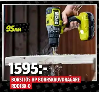 Borstlös hp borrskruvdragare rdd18x-0