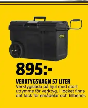 Bauhaus Verktygsvagn 57 liter erbjuda